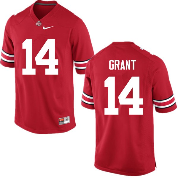 Ohio State Buckeyes #14 Curtis Grant Men NCAA Jersey Red